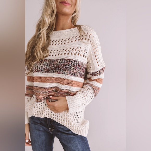 Ces Femme Sweaters - {Ces Femme} Frozen Kisses Knit Sweater